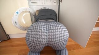 A step sister got stuck in the washing machine and asked me to help her