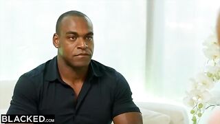 Blonde doctor cheats on her husband with a black patient at BLACKED