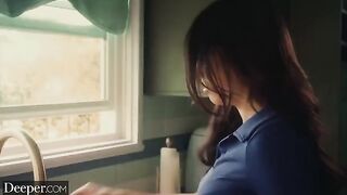 College girl Kylie gets fucked by her tutor on DEEPER