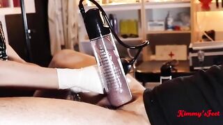 The cock gets pumped and the cum flows in a stunning compilation
