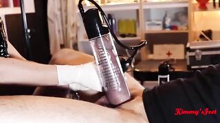 The cock gets pumped and the cum flows in a stunning compilation