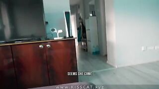 MILF stepmom gets fucked by her stepson to keep shut