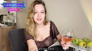 I had a romantic evening with my beautiful e-girl. Asmr girlfriend roleplay. POV hot virtual sex