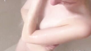 We washed our bodies and had sex over the couch in a steamy session