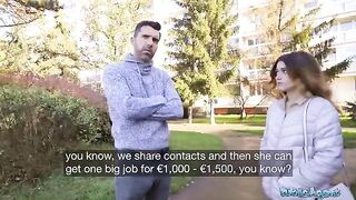Public Agent Cheating Wife Andrea Lapiedra Gets Fucked Hard