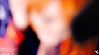 Asuka Langley from Evangelion gets her pussy filled with a sloppy creampie
