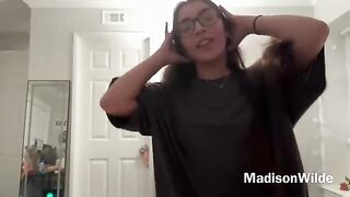 A Latina girl carefully fucks her boyfriend and swallows his cum