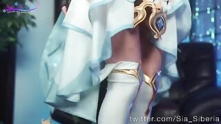 Genshin: Lumine exploring anal world Sia Siberia
