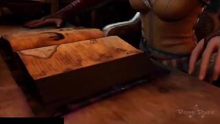 The awakening part 01 & 02, (Triss from The Witcher) - amazing hentai video!