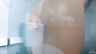 My stepsister is too naughty for her age, especially in the shower