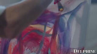 Art teacher Silvia Saige seduces her student with passionate, intense sex