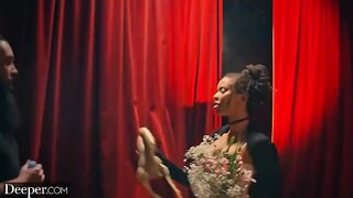 Kinky sex and deep anal at the afterparty for a burlesque dancer