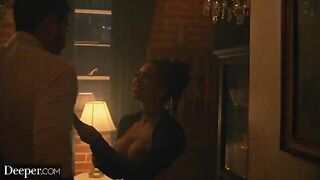 Kinky sex and deep anal at the afterparty for a burlesque dancer