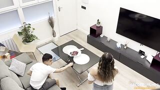 My stepsister came to help when she caught me watching porn