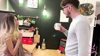 Fucked my ex-boyfriend in the kitchen, it was so good