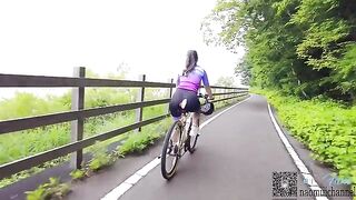 A couple cycled and had sex on the outside road