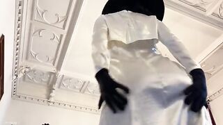 Tall and busty Lady Dimitrescu gets fucked and sucked in this cosplay scene