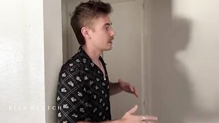 Two hot guys fucked two sexy babes on a bed, what a scene!