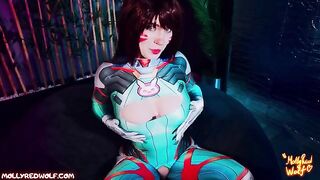 Overwatch nerd shit NERF THIS! Dva gets triple damage, perfect cosplay