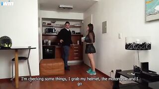 Aglaia Spicy delivers ass at friend's house ANAL CREAMPIE
