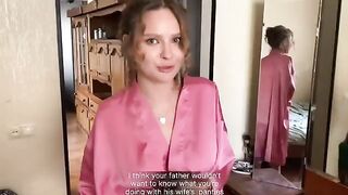 I got caught jerking off with my stepmom's panties on
