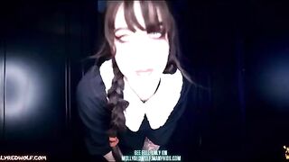 Xavier fucked Wednesday Addams hard, her big ass bouncing wildly