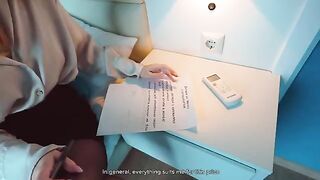 The guy checked the apartment for a stupid student who didn't read the lease