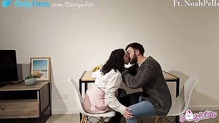 We study together and end up fucking, featuring Noah Pells' big ass Latina magic