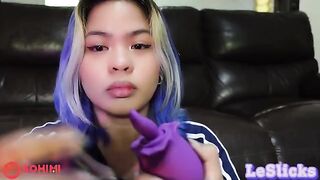 Sohimi Rose Vibrator made Pinay babe Tina Slick cum hard