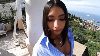 I have a surprise for you... The best double blowjob with a hot Latina babe