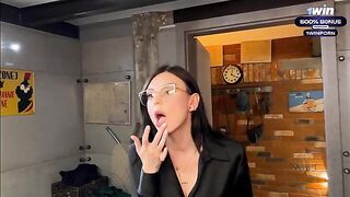 Guy spied on his stepmom in the shower and fucked her hard - a steamy encounter reminiscent of Eva Soda’s daring public escapades