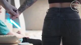 A hot wife surprised her husband with an incredible threesome