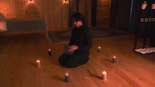 Hot mature gets exorcised by a priest in a steamy roleplay scene