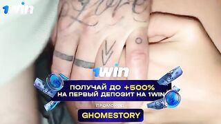 The ANAL Game. Halloween. A rough anal experience with a hot, tattooed girl