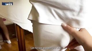 The stepmom with big boobs seduced her stepson for sex