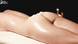 Relaxing massage with a happy ending and mousse