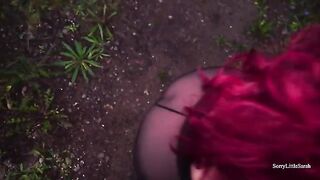 I met a Big Ass Russian Slut in the Forest and we had Real Public Sex