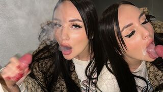 Girl risks public blowjob and gets caught, her boyfriend won’t forgive her