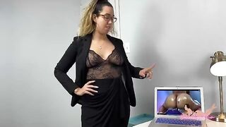 The husband was caught by his wife watching porn