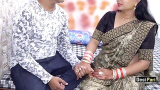 Step sister and step brother fucking on Rakhi festival with Hindi audio