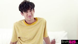 A guy tried to fuck his step sister in the kitchen