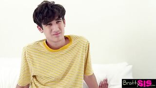 A guy tried to fuck his step sister in the kitchen