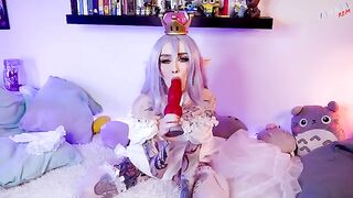 Bowsette finally gets fucked by Mario in tight pussy - CUT