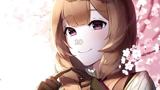 Raphtalia edging, a rising hero’s shield in intense hentai action