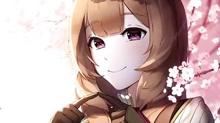 Raphtalia edging, a rising hero’s shield in intense hentai action