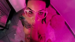 The HORNY little DOLL wants her special lollipop to cum on her face! ChantyChrys