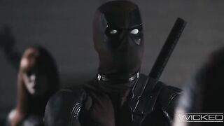 Deadpool, Yelena, and Taskmaster fucked by a black widow foursome