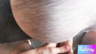 Hot step sister does yoga and gets fucked hard doggy style