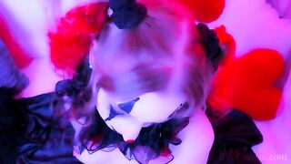 The kinkiest clown face fuck and cum on her face ever