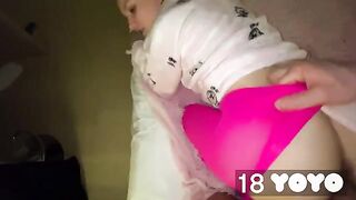 Pervert stepbrother can’t touch me after seeing dad’s cock